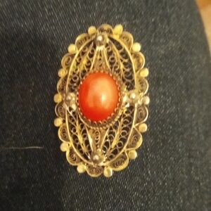 Gold brooch